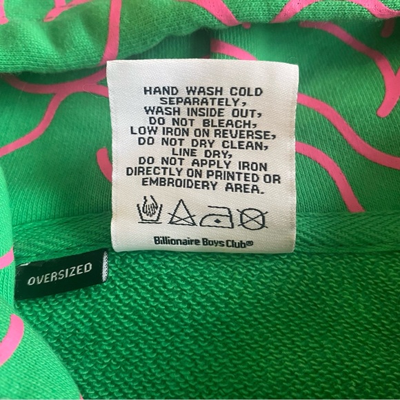Billionaire Boys Club Hoodie Men S OVERSIZED Hip Hop Streetwear Y2K Pullover - Picture 7 of 15